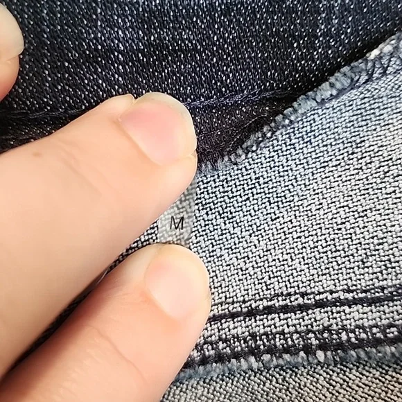 Soft Surroundings High Waisted Pull On Denim Pants With Stretch, Size Medium - Picture 5 of 6